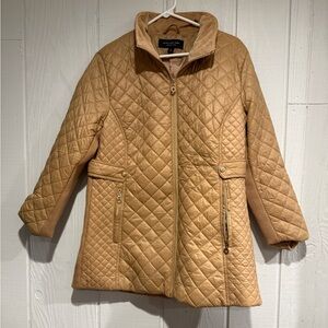 Marc New York Tan Quilted Puffer Jacket